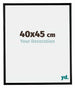 Bordeaux Plastic Photo Frame 40x45cm Black Matt Front Size | Yourdecoration.com