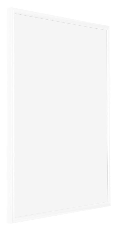 Bordeaux Plastic Photo Frame 40x45cm White High Gloss Front Oblique | Yourdecoration.com