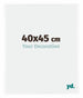 Bordeaux Plastic Photo Frame 40x45cm White High Gloss Front Size | Yourdecoration.com