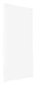 Bordeaux Plastic Photo Frame 40x60cm White High Gloss Front Oblique | Yourdecoration.com
