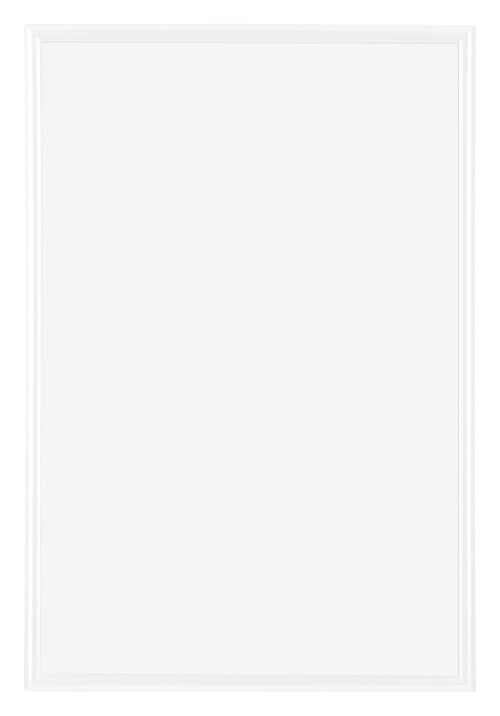 Bordeaux Plastic Photo Frame 40x60cm White High Gloss Front | Yourdecoration.com