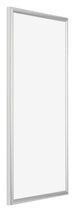 Bordeaux Plastic Photo Frame 40x70cm Silver Front Oblique | Yourdecoration.com