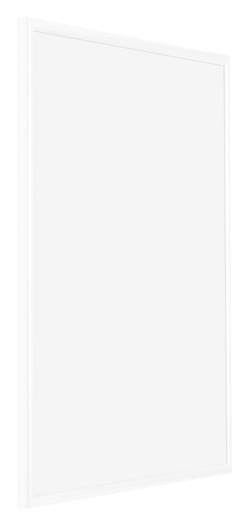 Bordeaux Plastic Photo Frame 45x60cm White High Gloss Front Oblique | Yourdecoration.com
