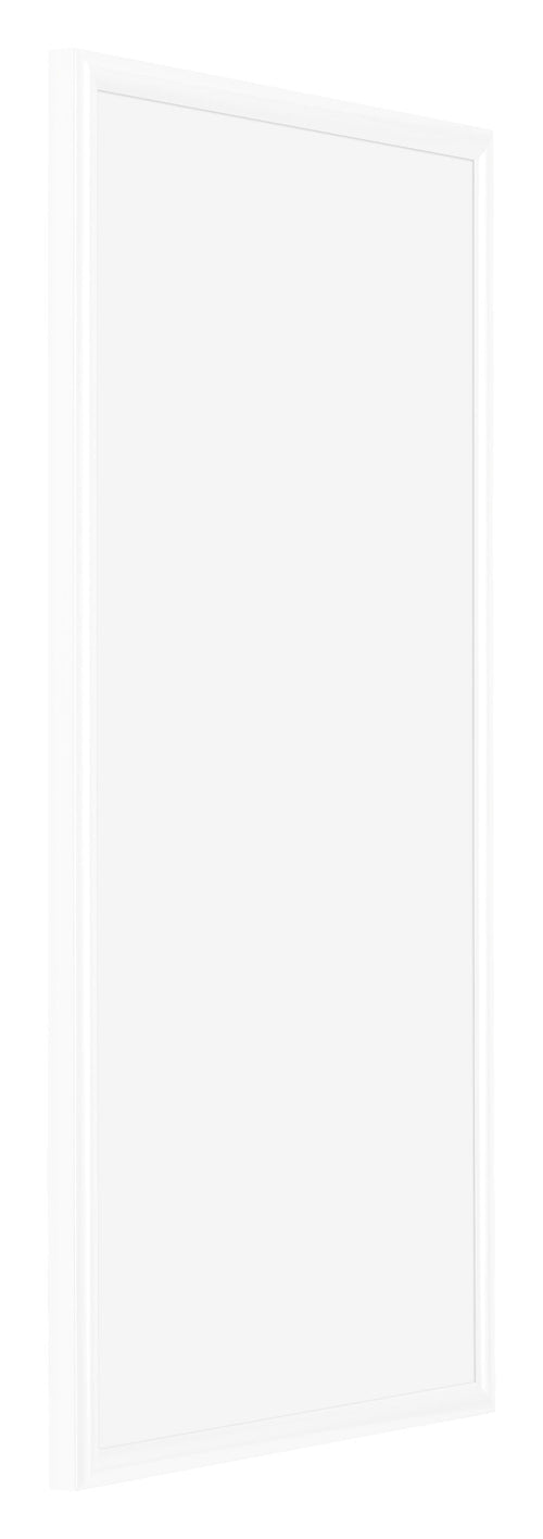 Bordeaux Plastic Photo Frame 45x80cm White High Gloss Front Oblique | Yourdecoration.com
