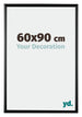 Bordeaux Plastic Photo Frame 60x90cm Black High Gloss Front Size | Yourdecoration.com