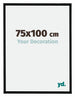 Bordeaux Plastic Photo Frame 75x100cm Black Matt Front Size | Yourdecoration.com