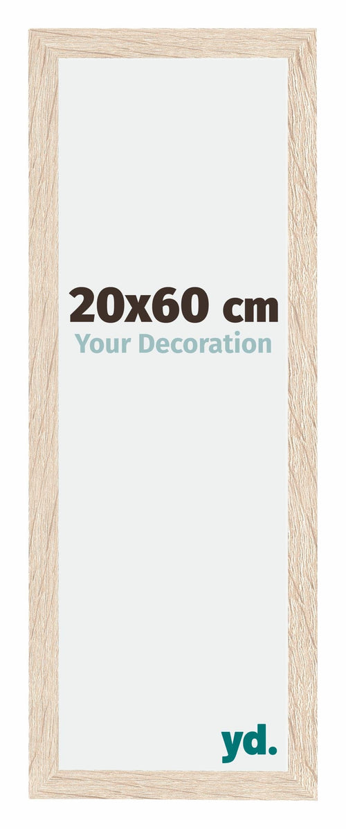Catania MDF Photo Frame 20x60cm Oak Size | Yourdecoration.com
