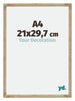 Catania MDF Photo Frame 21x29 7cm A4 Gold Size | Yourdecoration.com