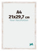 Catania MDF Photo Frame 21x29 7cm A4 White Wash Size | Yourdecoration.com