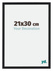 Catania MDF Photo Frame 21x30cm Black Size | Yourdecoration.com