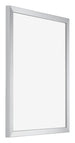 Catania MDF Photo Frame 25x30cm Silver Front Oblique | Yourdecoration.com