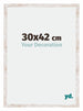 Catania MDF Photo Frame 30x42cm White Wash Size | Yourdecoration.com