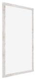 Catania MDF Photo Frame 35x50cm White Wash Front Oblique | Yourdecoration.com