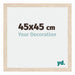 Catania MDF Photo Frame 45x45cm Oak Size | Yourdecoration.com