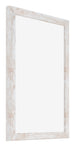 Catania MDF Photo Frame 46x61cm White Wash Front Oblique | Yourdecoration.com