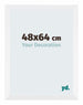 Catania MDF Photo Frame 48x64cm White Front Size | Yourdecoration.com
