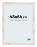 Catania MDF Photo Frame 48x64cm White Wash Front Size | Yourdecoration.com