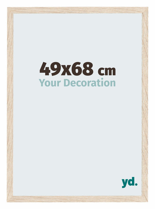 Catania MDF Photo Frame 49x68cm Oak Front Size | Yourdecoration.com