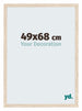 Catania MDF Photo Frame 49x68cm Oak Front Size | Yourdecoration.com