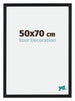 Catania MDF Photo Frame 50x70cm Black Size | Yourdecoration.com