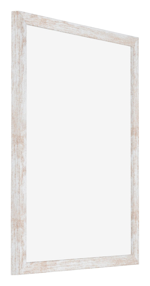 Catania MDF Photo Frame 60x70cm White Wash Front Oblique | Yourdecoration.com
