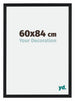 Catania MDF Photo Frame 60x84cm Black Size | Yourdecoration.com