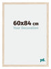 Catania MDF Photo Frame 60x84cm Oak Size | Yourdecoration.com