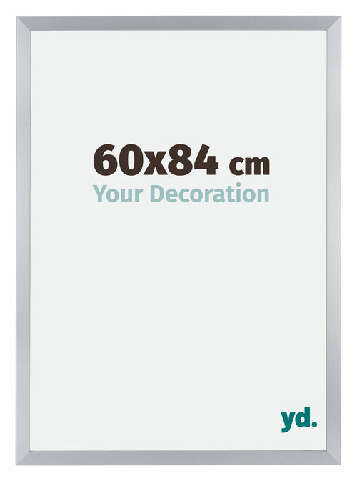 Catania MDF Photo Frame 60x84cm Silver Size | Yourdecoration.com