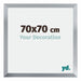 Catania MDF Photo Frame 70x70cm Silver Size | Yourdecoration.com