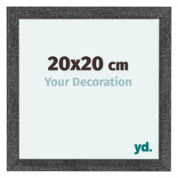 Como MDF Photo Frame 20x20cm Gray Swept Front Size | Yourdecoration.com