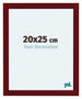 Como MDF Photo Frame 20x25cm Wine Red Swept Front Size | Yourdecoration.com