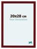 Como MDF Photo Frame 20x28cm Wine Red Swept Front Size | Yourdecoration.com