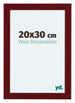Como MDF Photo Frame 20x30cm Wine Red Swept Front Size | Yourdecoration.com