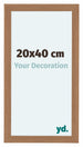 Como MDF Photo Frame 20x40cm Walnut Light Front Size | Yourdecoration.com