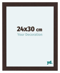 Como MDF Photo Frame 24x30cm Oak Dark Front Size | Yourdecoration.com
