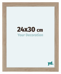Como MDF Photo Frame 24x30cm Oak Light Front Size | Yourdecoration.com