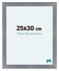 Como MDF Photo Frame 25x30cm Aluminium Brushed Front Size | Yourdecoration.com