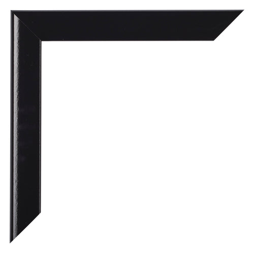 Como MDF Photo Frame 25x30cm Black High Gloss Corner | Yourdecoration.com