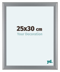 Como MDF Photo Frame 25x30cm Silver Matte Front Size | Yourdecoration.com