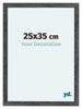 Como MDF Photo Frame 25x35cm Gray Swept Front Size | Yourdecoration.com