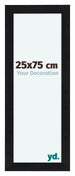 Como MDF Photo Frame 25x75cm Black Matte Front Size | Yourdecoration.com