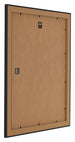 Como MDF Photo Frame 28x35cm Black Woodgrain Back Oblique | Yourdecoration.com
