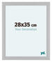 Como MDF Photo Frame 28x35cm White Matte Front Size | Yourdecoration.com
