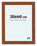 Como MDF Photo Frame 30x40cm Walnut Front Size | Yourdecoration.com