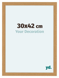 Como MDF Photo Frame 30x42cm Beech Front Size | Yourdecoration.com