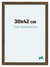 Como MDF Photo Frame 30x42cm Gold Antique Front Size | Yourdecoration.com