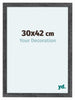 Como MDF Photo Frame 30x42cm Gray Swept Front Size | Yourdecoration.com