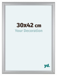 Como MDF Photo Frame 30x42cm Silver Matte Front Size | Yourdecoration.com