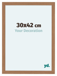 Como MDF Photo Frame 30x42cm Walnut Light Front Size | Yourdecoration.com