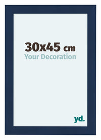Como MDF Photo Frame 30x45cm Dark Blue Swept Front Size | Yourdecoration.com